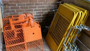 Scaffolding safety gates for hire or sale at Anton Scaffolding